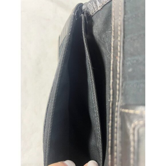 Fossil Ellis Clutch Womens Black Leather Wallet - Picture 6 of 15